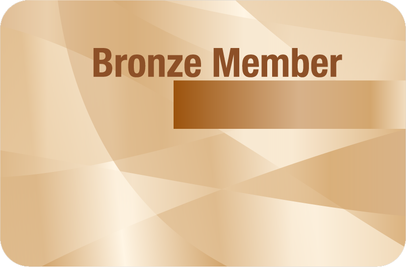 Bronze membership card for PageRankCafe, offering entry-level benefits and discounts.