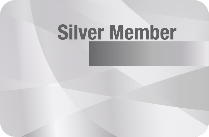 Silver membership card for PageRankCafe, providing enhanced benefits and greater discounts.